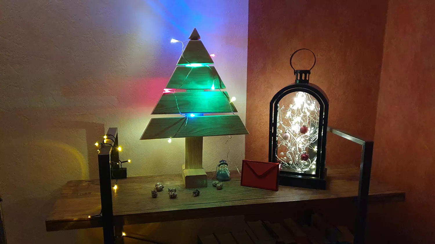 Weihnachtsbaum aus Holz, Größe S, Höhe 43cm