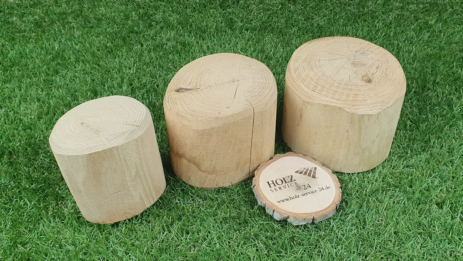 Holzpflaster Robinie, ca. 10 m², rund Ø ca. 8-20cm, H ca. 10cm
