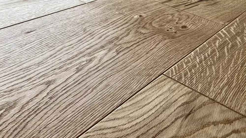 Parkett Eiche XL "Prestige" Markant, naturgeölt, gebürstet-braun, Klick, 15x260x2200 mm, 3,432 m² / VE
